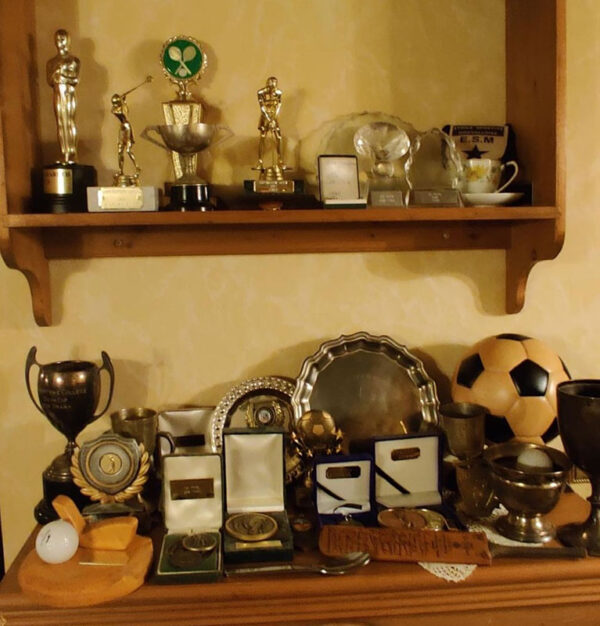 Cups, medals and plaques